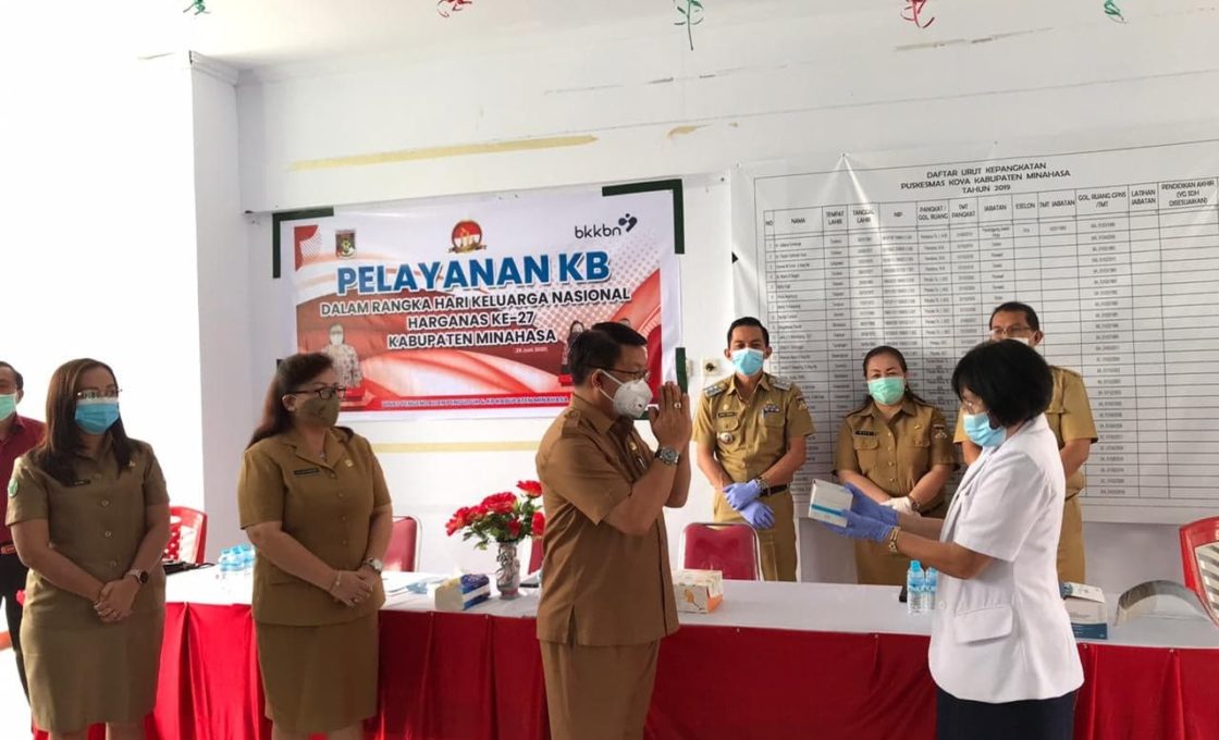 Peringati Harganas, Mangala Buka Pelayanan KB Serentak