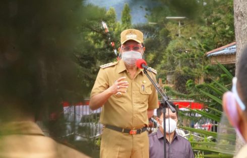 Jadi Pembina Apel Awal Bulan, Ini Yang Diungkapkan Bupati