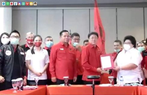 Keputusan PDI-P Calon Wali Kota Manado Jatuh Pada AA-RS