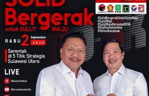 Sore Ini,  PDI-P Deklarasikan Pasangan Calon di Pilkada Sulut