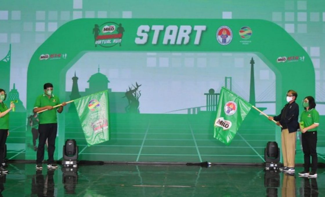 Unik, MILO Gelar Lomba Lari Secara Virtual