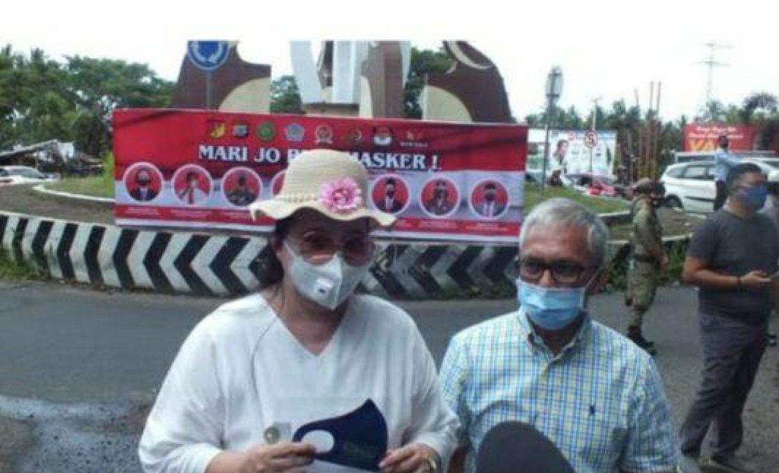 SGR-NAP Sukseskan Gerakan Sulut Sejuta Masker