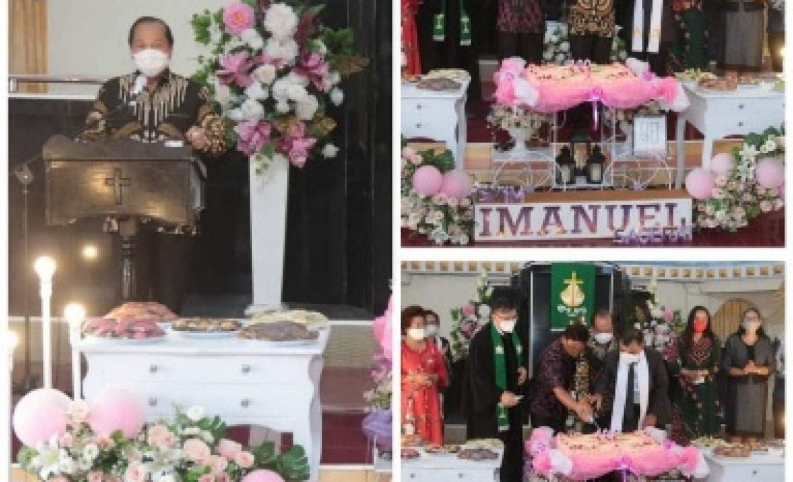 Momentum 100 Tahun GMIM Imanuel Sagerat, Ini Harapan Wali Kota Bitung