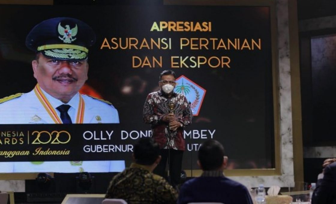 Majukan Pertanian dan Ekspor Sulut, Olly Sabet Indonesia Award