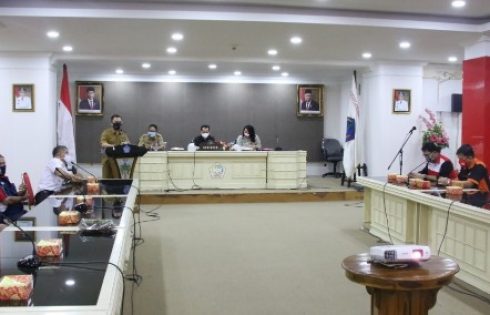 Bahas UU Omnibus Law, Agus Fatoni Temui Serikat Buruh