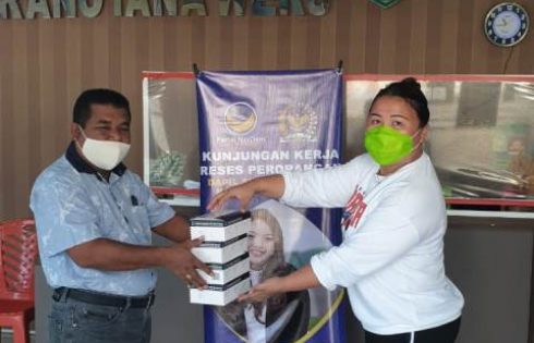 HBL Foundation berbagi alat rapid test di Puskesmas