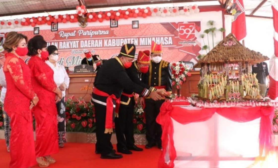 Kabupaten Minahasa Rayakan Hari Jadi ke 592 Dengan Sederhana