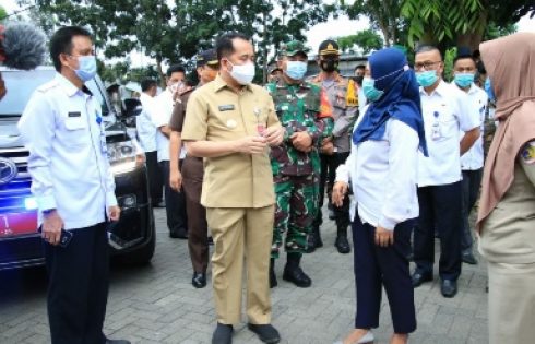 Fatoni Tinjau RSUD Kotamobagu Jadi RS Rujukan Pasien COVID-19