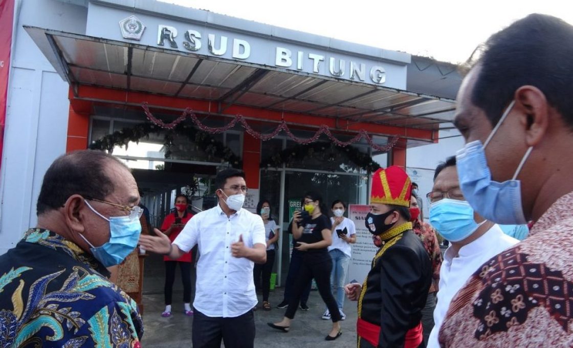 Rumah Sakit Rujukan Covid-19, Agus Fatoni sidak RSUD Bitung
