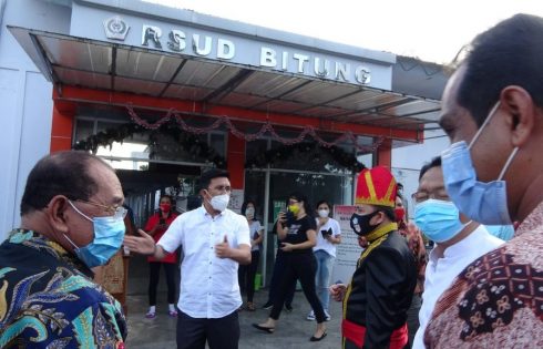 Rumah Sakit Rujukan Covid-19, Agus Fatoni sidak RSUD Bitung