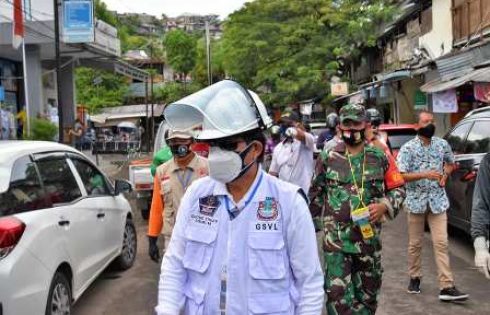 Walikota GSVL terus memantau aktifitas pasar tradisional di tengah pandemi Covid-19