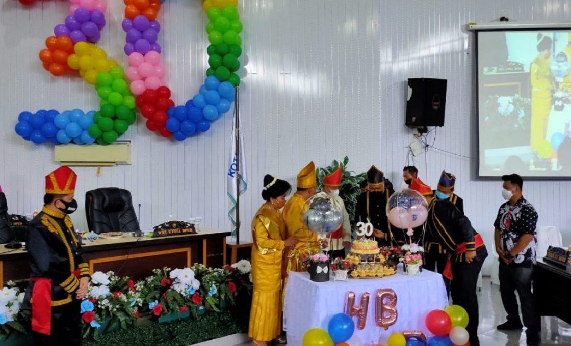 HUT ke-30, DPRD Kota Bitung Gelar Paripurna Istimewa