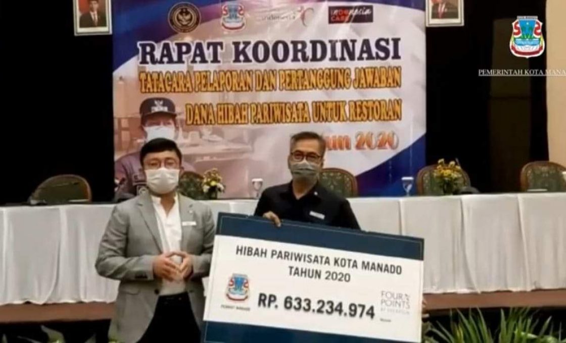 Terima kasih Wali Kota Manado Hotel Four Points Kecipratan Dana Hibah Pariwisata