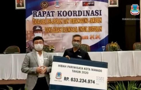 Terima kasih Wali Kota Manado Hotel Four Points Kecipratan Dana Hibah Pariwisata