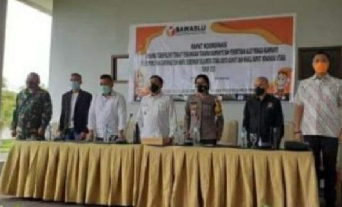 Bawaslu Minut Gelar Rakor Tahapan Pilkada Penertiban APK