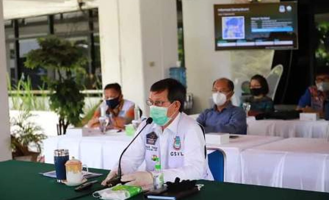 Walikota Manado ikuti Monev Program Pencegahan Korupsi bersama KPK RI melalui Zoom Meeting