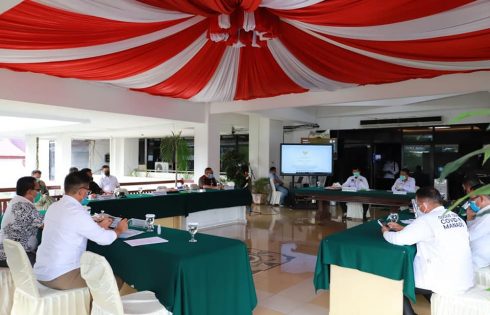 Bersama Forkopimda, GSVL pimpin rakor penegakan hukum protokol kesehatan dalam rangka Pilwako Manado