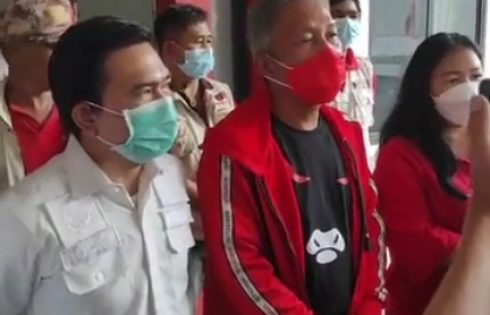 Wongkar pimpin pengurus PDIP bantu korban bencana Manado