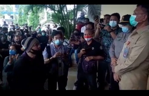THL SatPol-PP lakukan demo, Ini Penjelasan Pemkot Manado