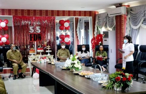Rayakan HUT ke- 55 Secara Sederhana, Wabup FDW : Semua Hanya Karena Anugerah Tuhan
