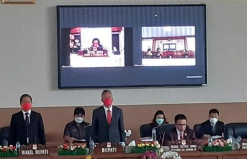 DPRD Minsel Gelar Rapat Paripurna Dengarkan Pidato Bupati Terpilih