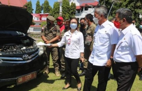 Apel Kendaraan Dinas, FDW-PYR turun langsung amankan aset Pemkab Minsel