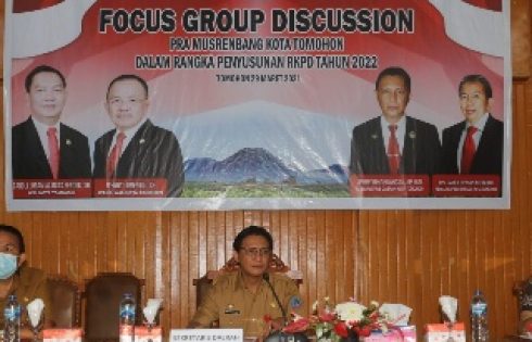 JR Ingatkan Sinergitas Program dan Kegiatan Pembangunan di Kota Tomohon