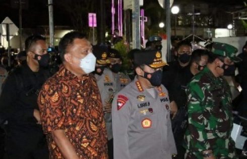 Gubernur Sulut dan Kapolri Tinjau Pengamanan Gereja di Manado