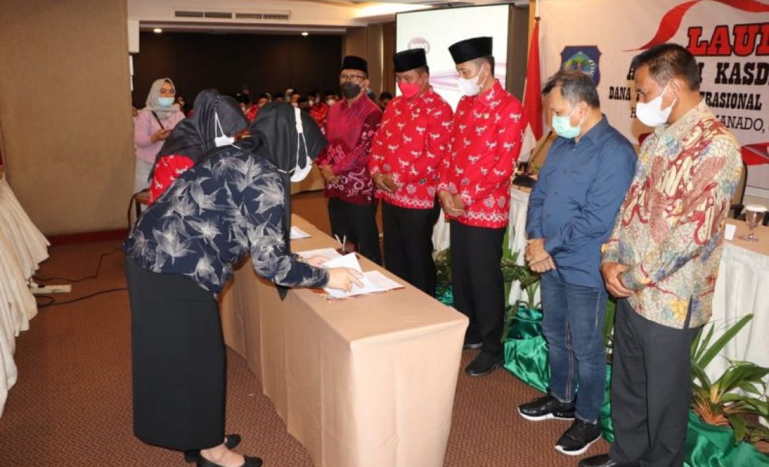 Dipercayakan Kelola Dana BOS, BSG dan Pemkab Bolsel tandatangani PKS