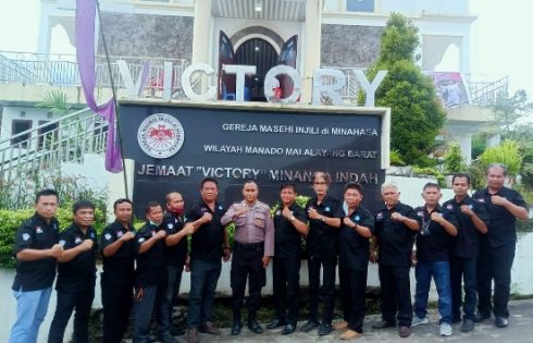 Ibadah Jumat Agung dan Paskah GMIM Victori Minanga Indah berjalan Aman, BPMJ : Terima Kasih Panji Yosua