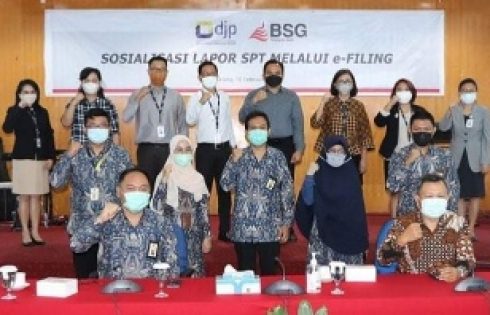 Sosialiasi lapor SPT melalui e-Filing, BSG gandeng KPP Pratama Manado