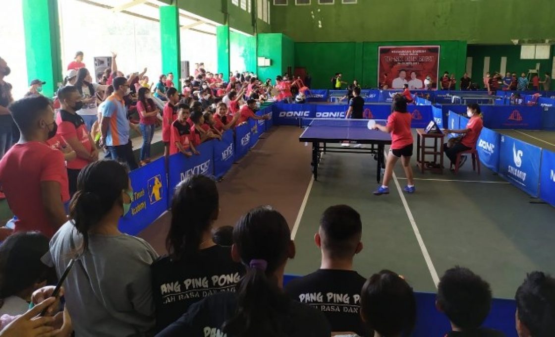 OD-SK Cup 2021 Gairahkan Lagi Kejuaraan Daerah Tenis Meja di Sulut