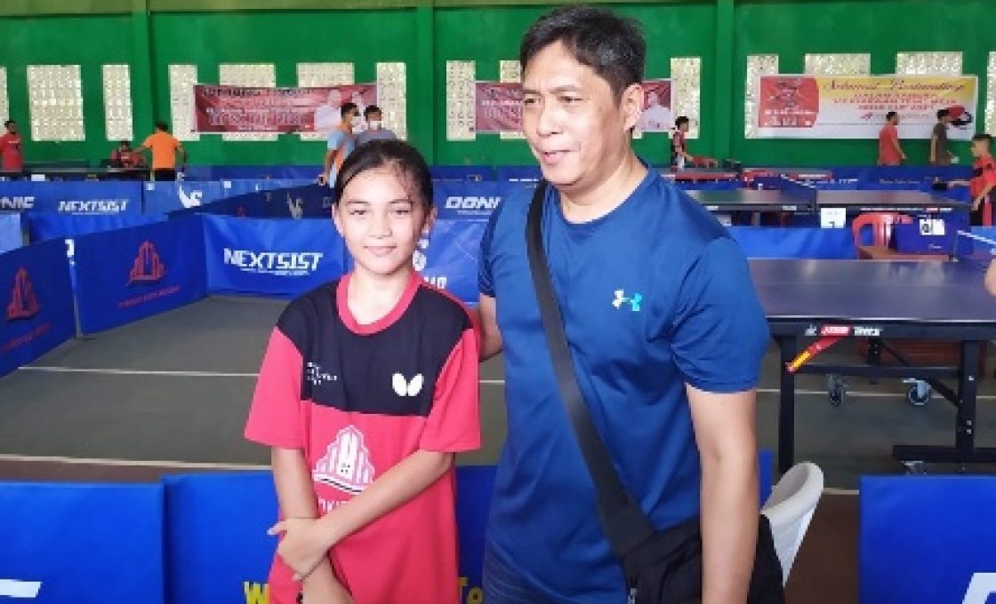 Tabitha Dotulung Jawara Tenis Meja Putri OD-SK Cup 2021