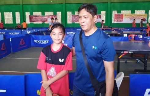 Tabitha Dotulung Jawara Tenis Meja Putri OD-SK Cup 2021