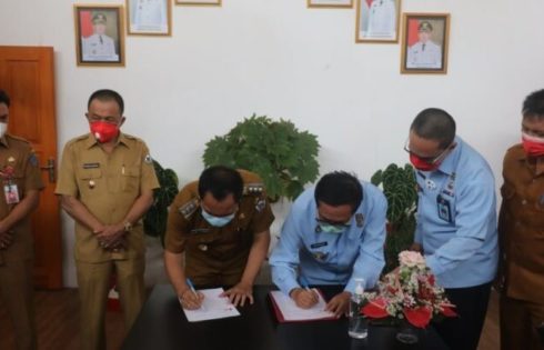 Pemkot Tomohon Jalin Kerjasama Dengan Kanwil Kemenkumham Sulut