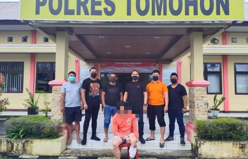 Tersangka Pemerkosaan Dilumpuhkan Tima Panas Tim URC Totosik Polres Tomohon