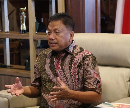 Gubernur Sulut Olly Dondokambey Webinar Dengan BPK RI