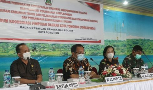 Rapat Forkopimda Dialog Ormas, Senduk Pastikan Tepati Janji Politik