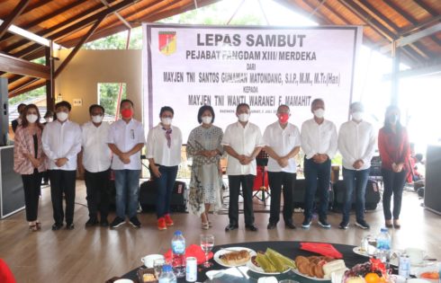 Hadiri Lepas Sambut Pangdam Merdeka, Ini Ungkapan Wali Kota Tomohon