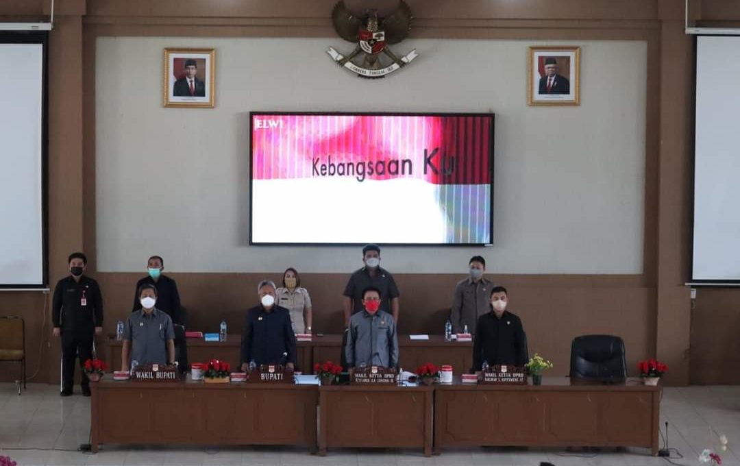 DPRD Minsel Gelar Rapat Paripurna Pembicaraan Tingkat II Ranperda Atas Pertanggungjawaban APBD Tahun Anggaran 2020