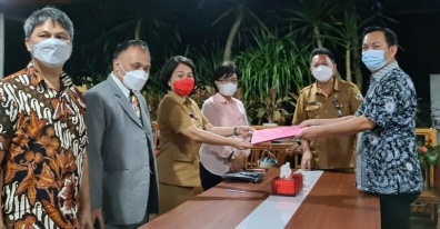 Hasil Seleksi Sekot Tomohon Diterima Wali Kota