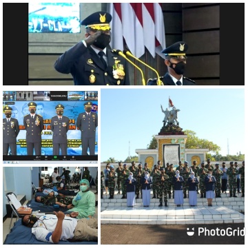 Peringatan Hari Bhakti TNI AU Sam Ratulangi, Ziarah di Makam Pahlawan