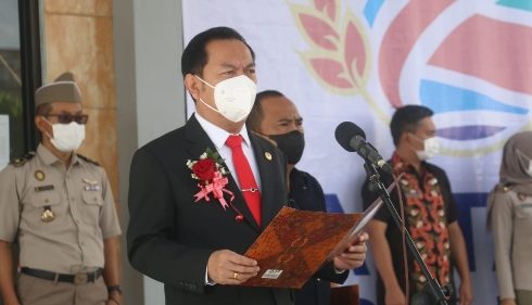 Wali Kota Tomohon Bertindak Sebagai Irup Dalam Peringatan Hari Agraria