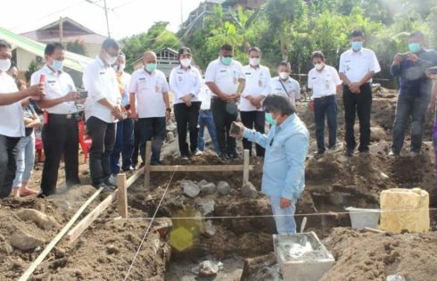 Pasca Bencana, Komitmen Bupati Mitra Bangun Kembali Desa Pangu