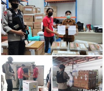Brimob Kawal Ketat Vaksin COVID-19 Masuk Sulut