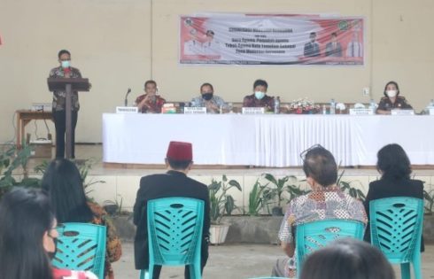 Wakili Senduk, Roring Buka Sosialisasi Moderasi Beragama