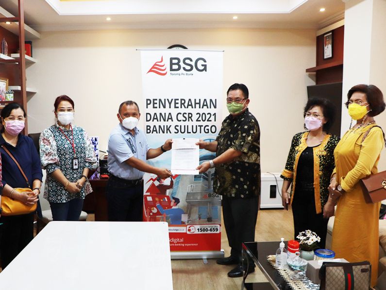 BSG serahkan CSR Pemprov Sulut untuk GMIM Pniel Watulambot