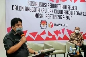 Liow Buka Sosialisasi Pendaftaran Seleksi Calon Anggota KPU dan Bawaslu