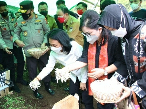 Menteri P3A Lihat Langsung Makam Bocah Korban Kekerasan Seksual