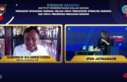 Olly Dondokambey Beri Kuliah Kepada Praja IPDN Jatinangor